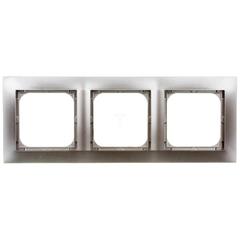 IMPRESJA Ramka potrójna tytan R-3Y/23