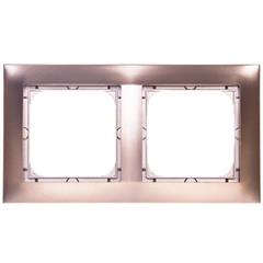 IMPRESJA Ramka podwójna złoty metalik R-2Y/28