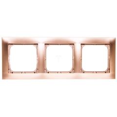 IMPRESJA Ramka potrójna złoty metalik R-3Y/28