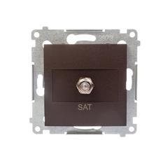 Simon 54 Gniazdo antenowe SAT brąz mat DASF1.01/46 WMDA-05xxxx-046