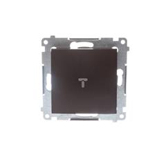 Simon 54 Łącznik pojedynczy brąz mat DW1.01/46 WMDL-010xxx-046