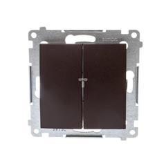 Simon 54 Łącznik hermetyczny świecznikowy IP44 brąz mat DW5B.01/46 WMDL-550xxx-046