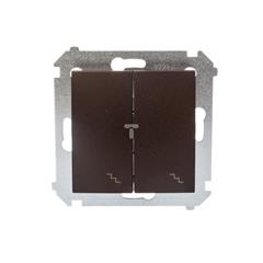 Simon 54 Łącznik schodowy podwójny brąz mat DW6/2.01/46 WMDL-0602xx-046