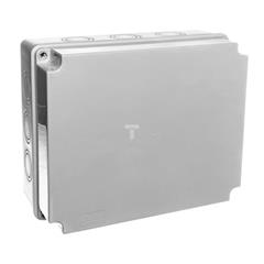 Puszka n/t hermetyczna pusta z osłabieniami 248x198x116 IP65 szara PH-4B.2 28.45