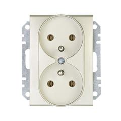 Sedna Gniazdo podwójne z/u 16A satyna SDN2800968