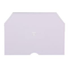 Osłona końcowa złączek bezpiecznikowych 5x20 szara Viking 037556