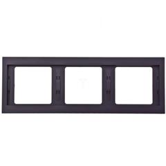 K.1 Ramka potrójna pozioma antracyt mat lakierowana 13737006