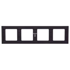 K.1 Ramka poczwórna pozioma antracyt mat lakierowana 13837006