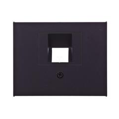 K.1 Element centralny do gniazda UAE RJ11 RJ12 RJ45 kat.3, 5e, 6 45st antracyt mat lakierowany 14077006