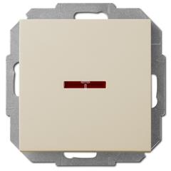 Sentia Łącznik jednobiegunowy 10A z podświetleniem kremowy 1423-11