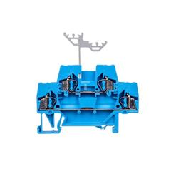 Złączka szynowa 2-piętrowa L / L 2,5mm2 niebieska 280-529 