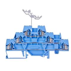 Złączka szynowa 3-piętrowa L / L / L 2,5mm2 niebieska 280-551 