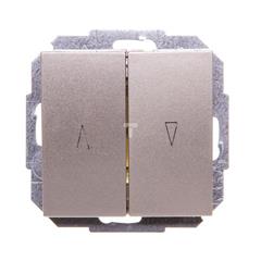 Sentia Łącznik żaluzjowy 2-biegunowy 10A satyna połysk 1416-57