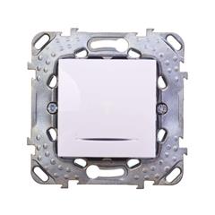 Unica Plus Łącznik schodowy 16A z podświetlaniem biel polarna MGU50.263.18NZ