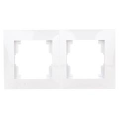 CARLA Ramka podwójna biała 1772-00