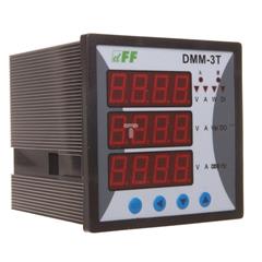 Miernik parametrów sieci 3-fazowy 85-264V AC/DC MODBUS cyfrowy tablicowy 96x96mm DMM-3T