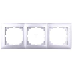 Sentia Ramka potrójna srebrny połysk 1473-56