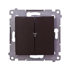 Simon 54 Łącznik świecznikowy brąz mat DW5.01/46 WMDL-050xxx-046