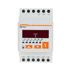 Woltomierz trójfazowy cyfrowy modułowy 15-660V DMK70R1