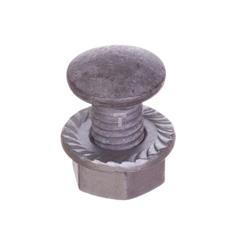 Śruba z łbem grzybkowym+nakrętka kolnierzowa ząbkowana (komplet) SGKF M8x14 /100szt./