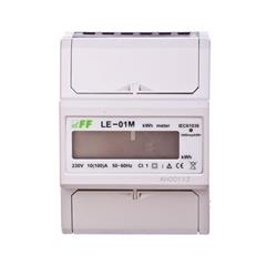 Licznik energii elektrycznejzgodność z MID 1-fazowy 100A 230V RS-485 MODBUS RTU wyświetlacz LCD LE-01M