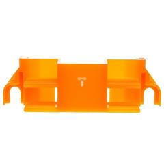 Adapter montażowy na 4 złączki MIKRO pomarańczowy 243-112 /10szt./