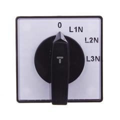 Przełącznik woltomierza 4P 10A do wbudowania 4G10-68-U S1