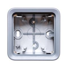 PLEXO55 Puszka natynkowa pojedyncza szara 069655