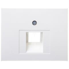 K.1 Element centralny do gniazda UAE RJ11 RJ12 RJ45 kat.3, 5e, 6 45st śnieżnobiały 14077009