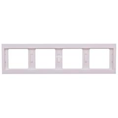 K.1 Ramka poczwórna pozioma śnieżnobiała 13837009