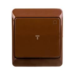 Hermes Przycisk hermetyczny dzwonek 10A IP44 brązowy 0337-06