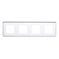 MOSAIC Ramka poczwórna pozioma /2moduły/ aluminium 079008