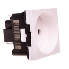 MOSAIC Gniazdo pojedyncze b/u 16A IP20 białe 077110