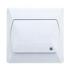 AKCENT Łącznik krzyżowy 10AX 250V IP20 biały ŁP-4A/00