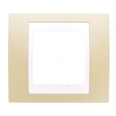 Unica Plus Ramka pojedyncza pozioma zieleń oliwkowa MGU6.002.563