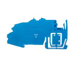 Wspornik szyny zbiorczej z funkcją blokady końcowej i wyłamywaną ścianką rozdzielającą 2009-305 /25szt./