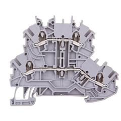 Złączka szynowa 2-piętrowa L/L 1mm2 szara 2000-2201 TOPJOBS 