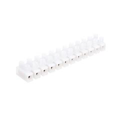 Listwa zaciskowa gwintowa 12-torowa 2,5mm2 poliamidowa PA66 z podkładką biała LPA12-2,5 89092110