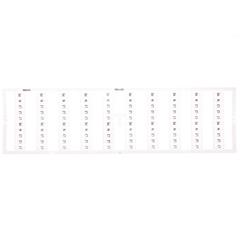 Oznaczniki WMB 10x L1 L2 L3 N PE 793-472 /5szt./