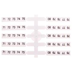 Oznacznik elastyczny do złączek szynowych EO3 /71-80/ 20x10szt. 003901766