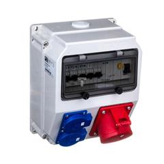 Rozdzielnica budowlana 9 modułów 5P 400V 32A 2xGS 16A 250V IP44 Lublin 9035311W