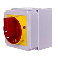 Łącznik krzywkowy 0-1 4P 80A w obudowie /+blokada/ 4G80-92-PK S6