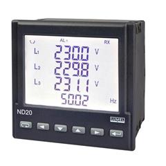 Miernik sieci 3-fazowej wej. I 5A wej. U 3x230/400V z programowalnym wyjściem analogowym zasilanie 85-253V AC/DC ND20 221100P0