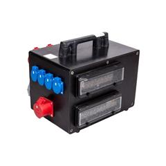 Rozdzielnica budowlana przenośna 2x/5P 63A 400V/ 2x/5P 32A 400V/ 2x/5P 16A 400V/ 4x/GS16A 250V/ Sanok 9505532W