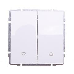 KOS66 Przycisk żaluzjowy biały 660418