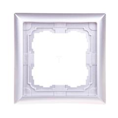 KOS66 Ramka pojedyncza aluminium 664081