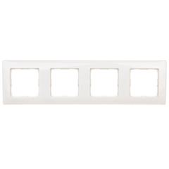 VENA Ramka poczwórna biała 510484
