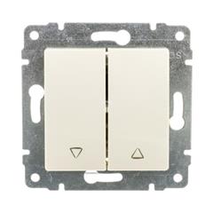 VENA Przycisk żaluzjowy kremowy 510318