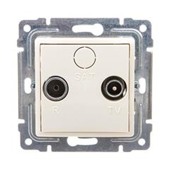 VENA Gniazdo antenowe RTV końcowe kremowe 510373