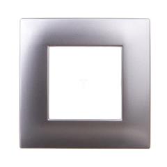 DANTE Ramka pojedyncza tworzywo ASA inox 454181